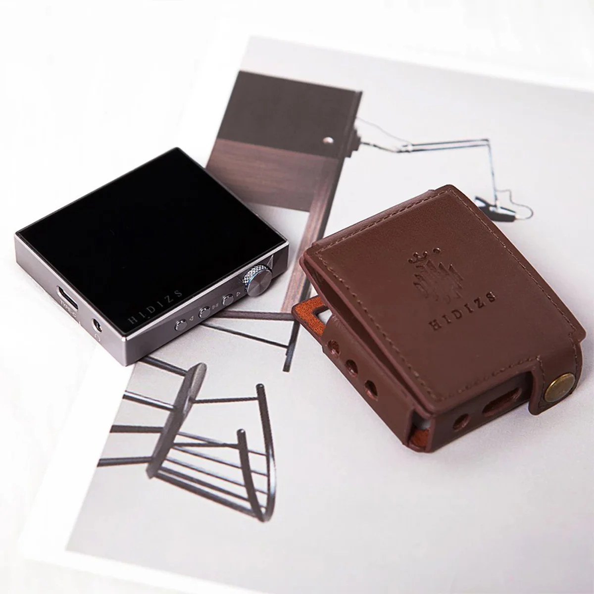 HIDIZS AP80 Leather Case Fit Portable Hi-Res Music Player - Image 4